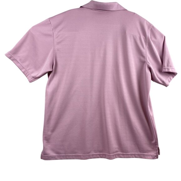 Grumpy Womans Polo Shirt L Embroidered Pink Polyester - Picture 2 of 7